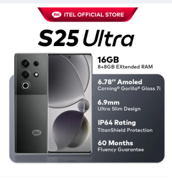 itel S25 Ultra 8+128GB/256G